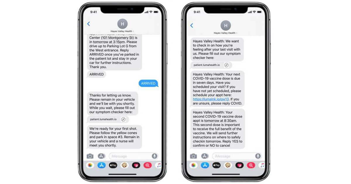 HIPAA compliant messaging