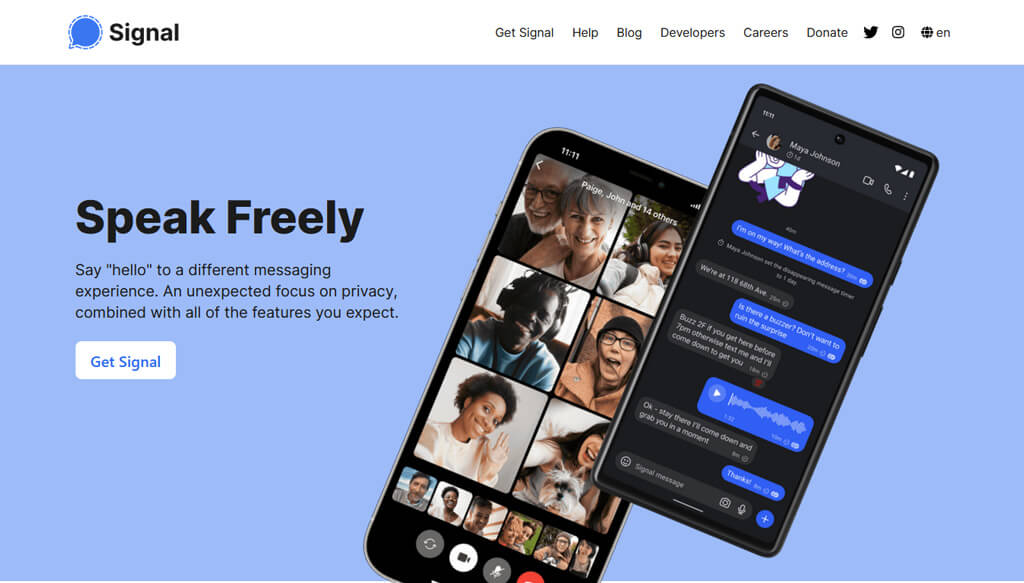 secure messaging