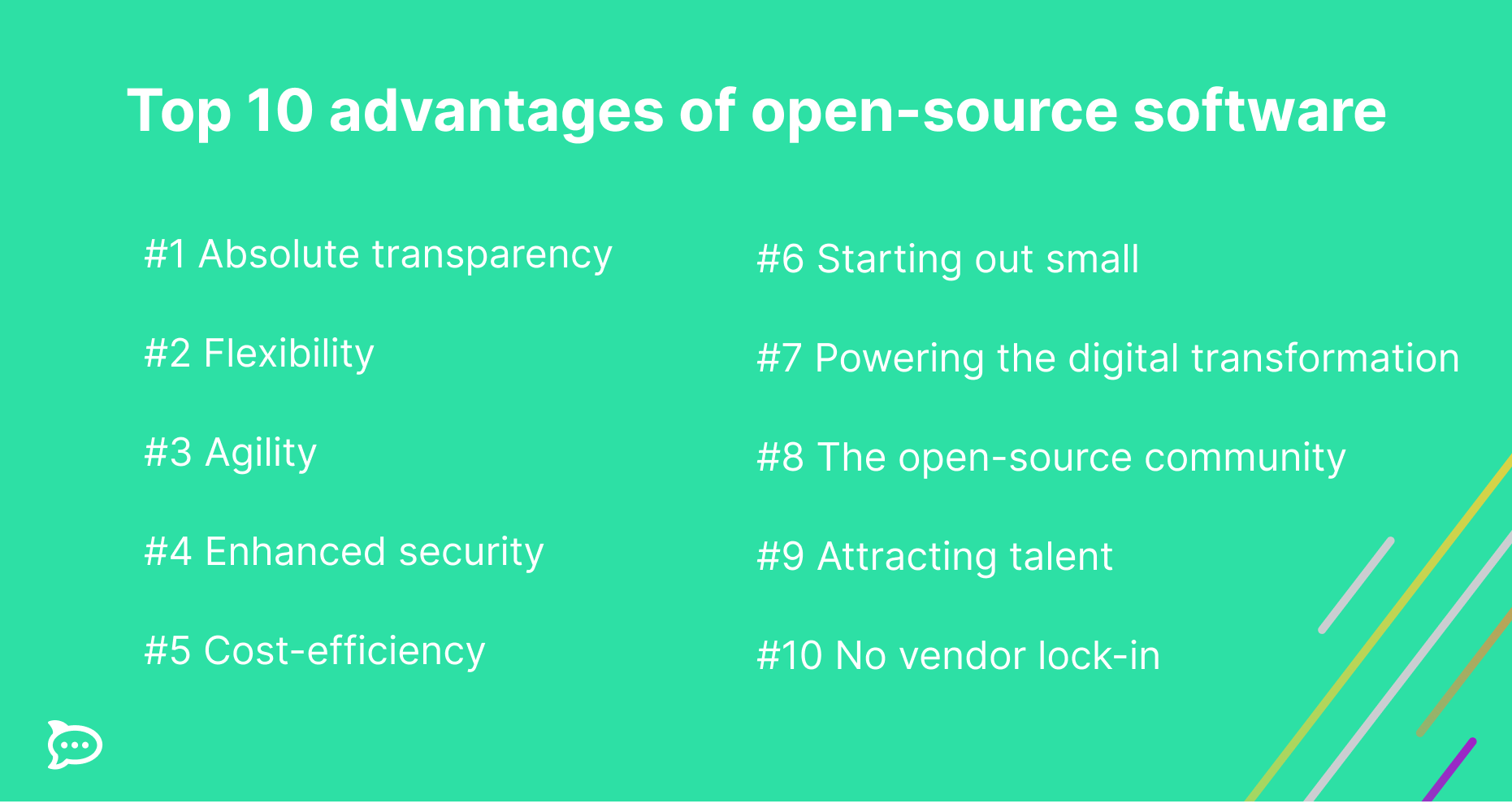 advantages of open source software